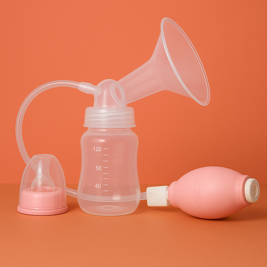 Brest Pump Set Manual Control Valve Mom Breastfeeding Baby Milk Suction Feeding Newborn Bottle